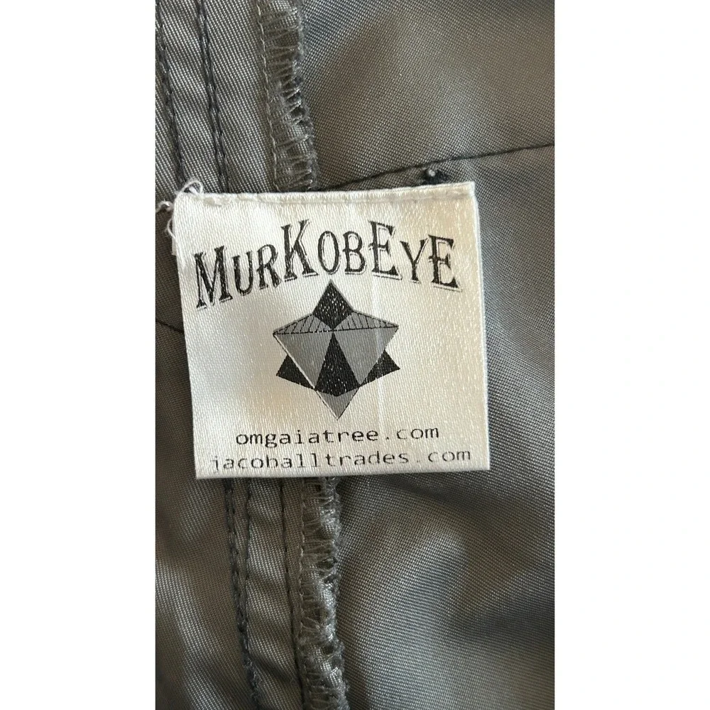 Murkobeye Cargo Pants Sz M Gray Convertible Multi Pocket Gorpcore Utility Hiking